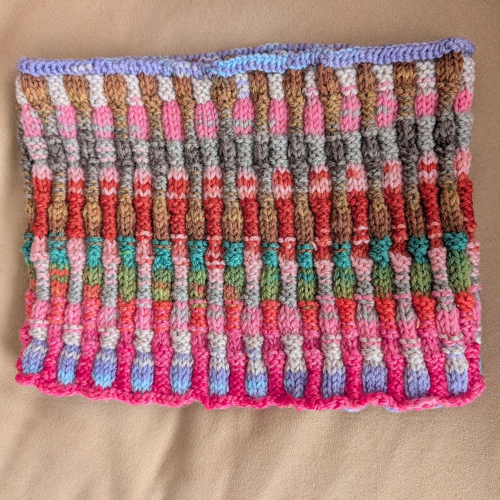 Colorful Knit Neck Warmer - Picture 1 of 1
